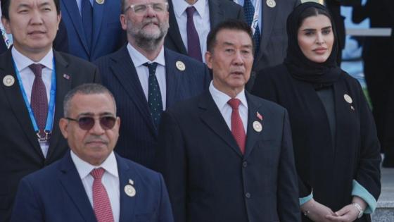 جانب من مشاركة سعادة وزير الدولة للتعاون الدولي في الحفل