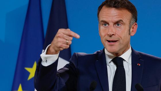 الرئيس الفرنسي إيمانويل ماكرون