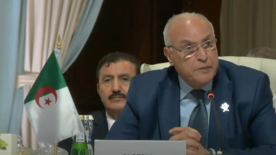 وزير الشؤون الخارجية بالجزائر أحمد عطاف