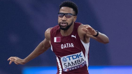 العداء القطري عبد الرحمن صامبا