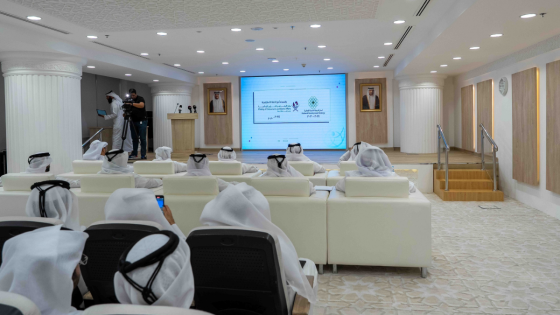 جانب من إطلاق الخدمة