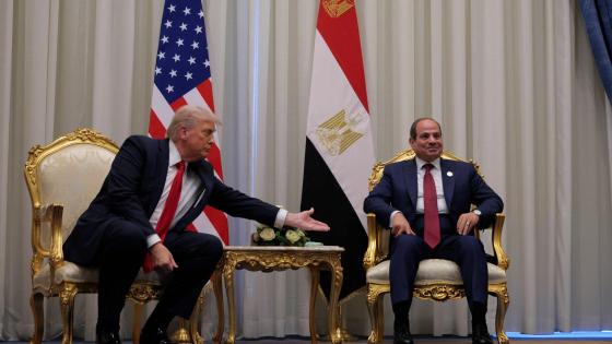 عبد الفتاح السيسي ودونالد ترامب