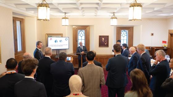 جانب من كلمة أمين عام مجلس التعاون الخليجي