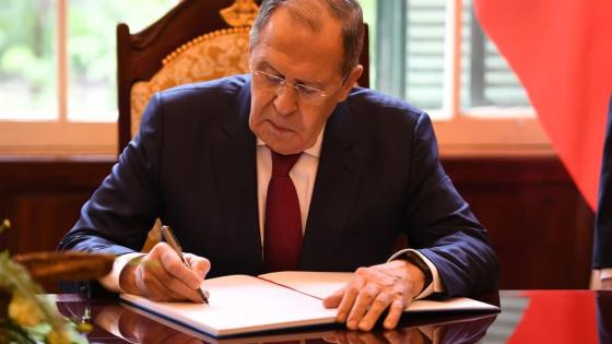 وزير الخارجية الروسي سيرغي لافروف