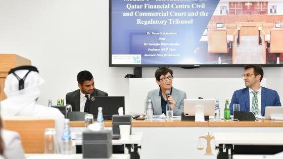 جانب من الدورة القانونية