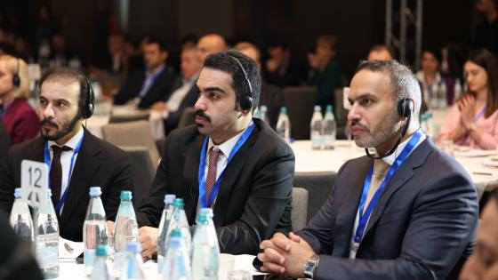 جانب من المشاركة القطرية في المؤتمر