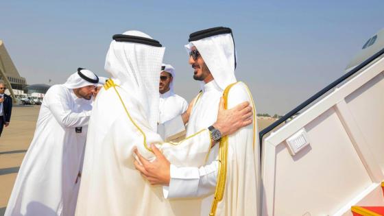 جانب من مراسم الاستقبال