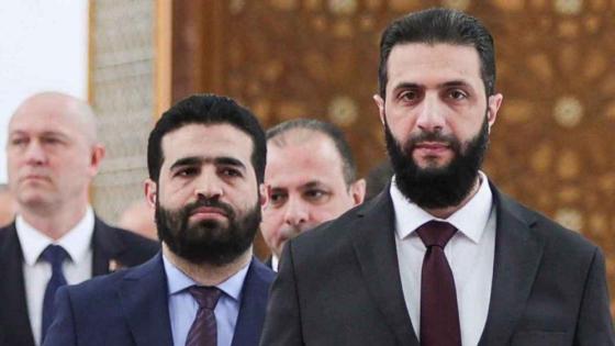 الرئيس السوري أحمد الشرع