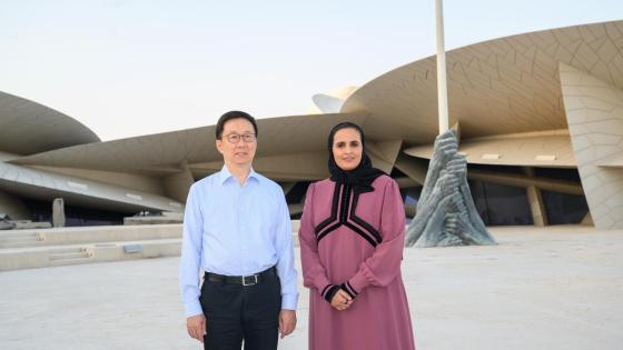 جانب من الزيارة