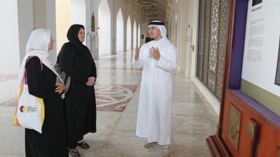 جانب من الزيارة