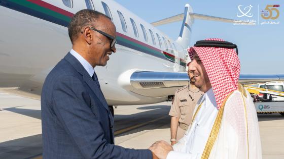 جانب من مراسم الاستقبال