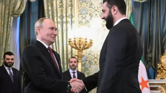 أحمد الشرع وفلاديمير بوتين