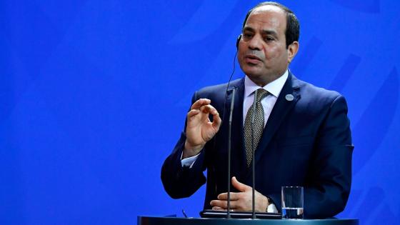 الرئيس المصري عبد الفتاح السيسي