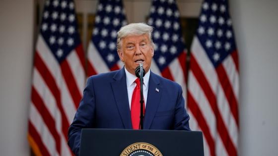 الرئيس الأمريكي دونالد ترامب