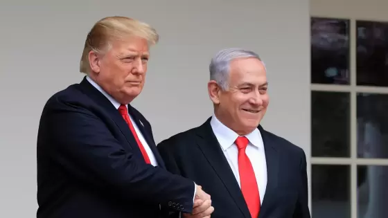 بنيامين نتنياهو ودونالد ترامب