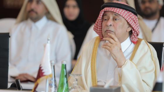 جانب من المشاركة القطرية في الاجتماع