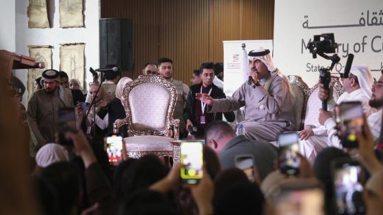 جانب من الأمسية الشعرية