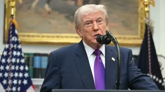 الرئيس الأمريكي دونالد ترامب
