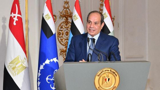 الرئيس المصري عبد الفتاح السيسي