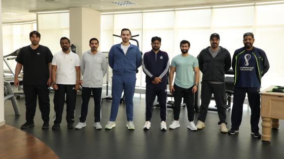 صورة جماعية للمشاركين في المران