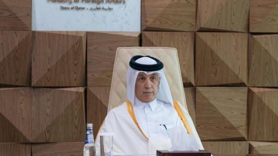 جانب من المشاركة القطرية في الاجتماع