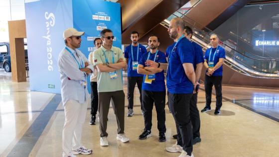 جانب من الزيارة