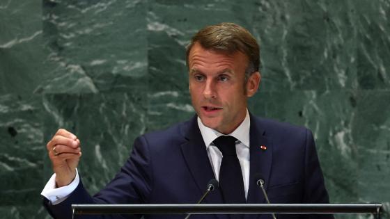 الرئيس الفرنسي إيمانويل ‌ماكرون