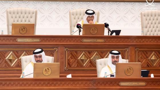 جانب من الجلسة الأسبوعية لمجلس الشورى