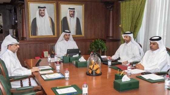 جانب من المشاركة القطرية في الاجتماع