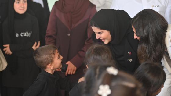جانب من مشاركة سعادة وزير الدولة للتعاون الدولي في الزيارة
