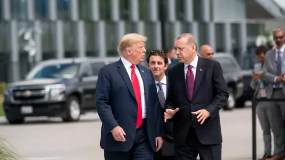 الرئيسان ترامب وأردوغان في لقاء سابق
