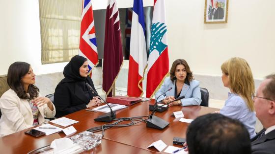 جانب من مشاركة سعادة وزير الدولة للتعاون الدولي بالاجتماع