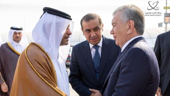 جانب من مراسم الاستقبال