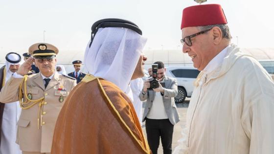 جانب من مراسم الاستقبال