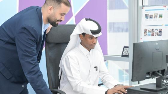 جانب من برنامج التدريب الصيفي