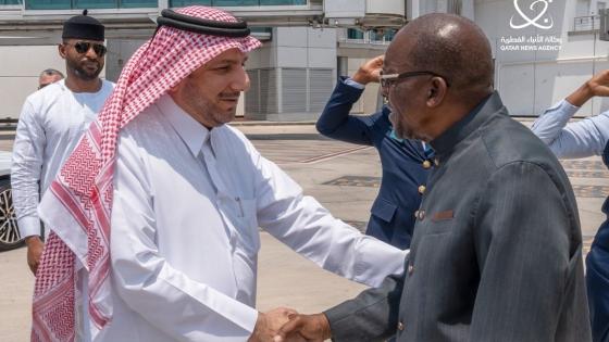 جانب من مراسم الاستقبال