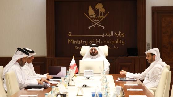جانب من المشاركة القطرية في الاجتماع