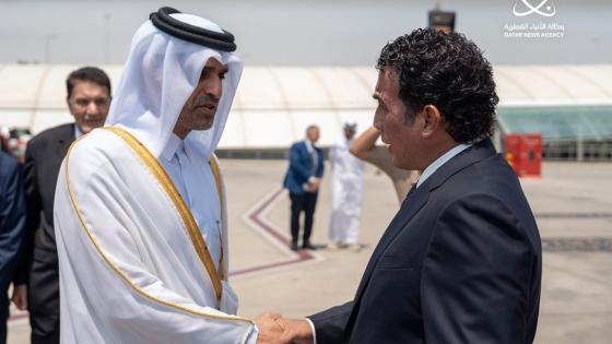 جانب من مراسم الاستقبال