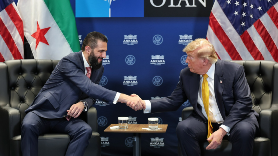 دونالد ترامب وأحمد الشرع
