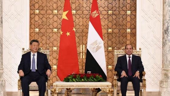 عبدالفتاح السيسي و شي جين بينغ