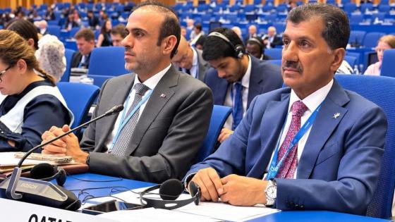جانب من مشاركة سعادة الأمين العام للخارجية في المؤتمر
