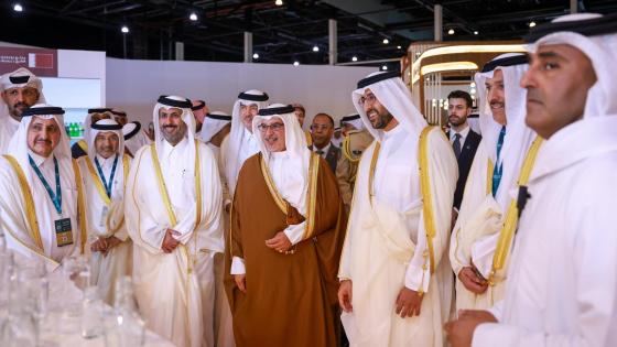 جانب من المشاركة القطرية في الافتتاح