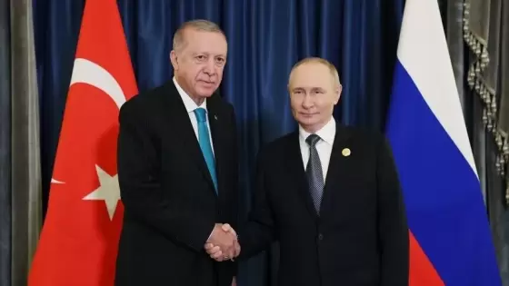 فيلادمير بوتين ورجب طيب أردوغان