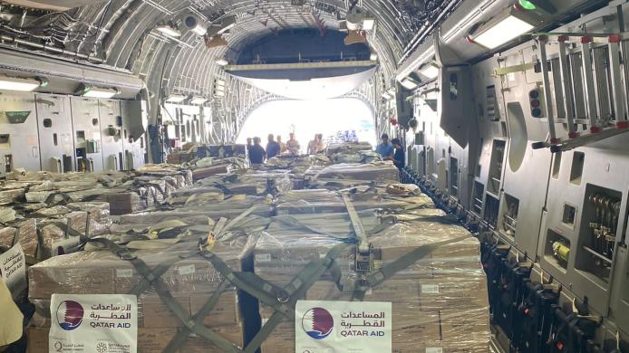 مساعدات قطرية للسودان