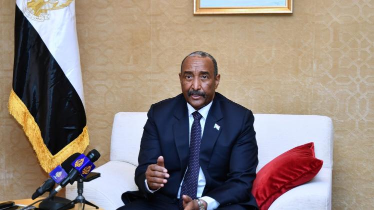 عبدالفتاح البرهان رئيس مجلس السيادة الانتقالي بجمهورية السودان