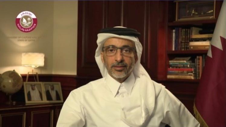 سعادة السيد صلاح بن غانم العلي وزير الثقافة والرياضة