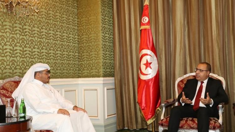 جانب من حوار "قنا" مع رئيس الحكومة التونسي