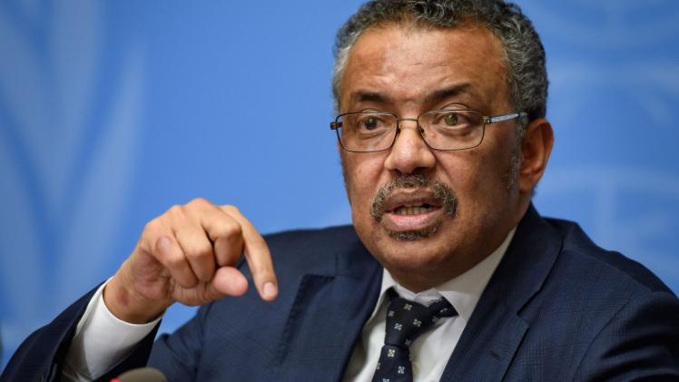 تيدروس أدهانوم غيبريسوس المدير العام لمنظمة الصحة العالمية