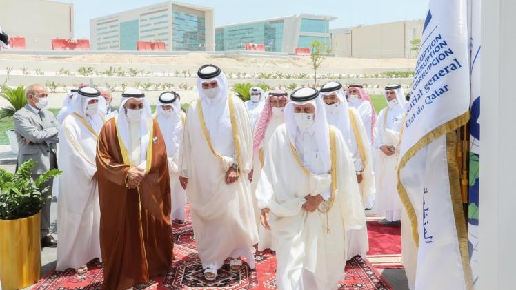 رئيس مجلس الشورى خلال افتتاحه مكتب الأمانة العامة للمنظمة