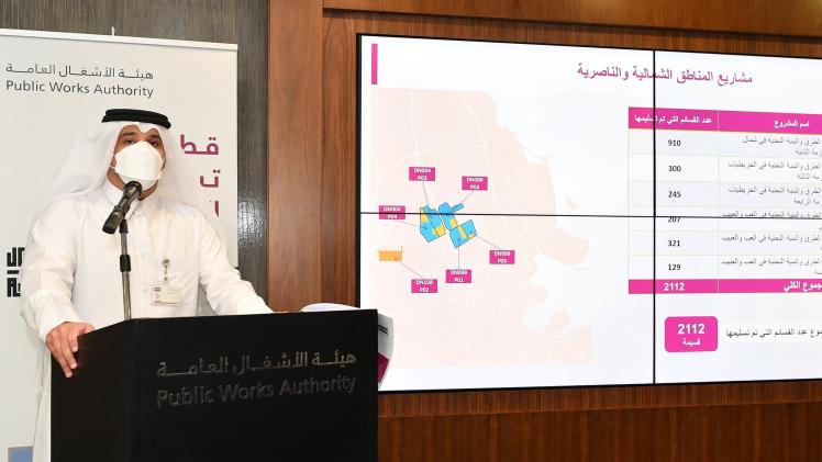 خلال عرض مخططات المشاريع التي تم تنفيذها